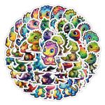 Dinosaur Stickers for Kids Girls Teens Boys, Vinyl Cartoon Waterproof Stickers for Laptop Flasks Water Bottle Tablet Scrapbook Cup Bike Phone Car, Cute Animals Decals Stickers Pack[Dinosaur-50Pcs]