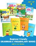 Beginners English Grammar and Vocabulary Books for Kids | Colourful Pictures with Exercises for English Speaking and Learning | Pack of 8 Books [Paperback] TARGET PUBLICATIONS [Paperback] TARGET PUBLICATIONS