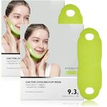 2 Box CACTOX V-Lifting Mewing Band, Cactox Cooling V-Up Mask – Cactus + Caffeine + Collagen, V Line Face Lifting Chin Mask for Double Chin, Sagging Jawline & Face Puffiness | Korean Face Mask