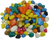 10kg Multi Color B Size Pebbles for Garden Decor Plant Home Decor Backyard Patio Pathway Indoor and Outdoor Gravel Soil Stone Pebbles Chips Decoration Fish Tank Substrate