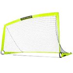 Franklin Sports Blackhawk Portable Soccer Goal - Pop-Up Soccer Goal and Net - Indoor or Outdoor Soccer Goal - Goal Folds For Storage - 6’5” x 3’25” Soccer Goal