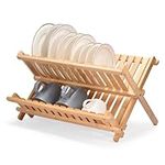 Vdomus Bamboo Dish Drying Rack - Fo