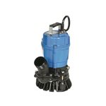 Tsurumi HS2.4S-62 Semi-Vortex Submersible Trash Pump with Agitator, 2", 1/2 HP