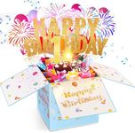 Tnvee 1ST Birthday Cards with Light