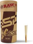 RAW Dogwalker Cones 70/30 Size Prerolls | 102 Pack | Small Sized Rolling Paper Cones - Shorter than 1 1/4 - for Quick Smoking Sessions