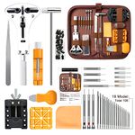 Kingsdun Watch Battery Replacement Tool Kit, 168Pcs Watches Repair Band Strap Link Pins Remover Adjustment Repairing Tools Sets with Carrying Case & Manual