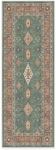 RUGGABLE Washable 2x7 Runner Rug, Outdoor Ranier Copper Sage, Premium Vintage Rugs Outdoor for Hallway, Kitchen, Entryway, Living Room, Bedroom, Office with Gripper Non Slip Pad