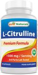 Best Naturals L-Citrulline Capsules - 1500mg/Serving - Non-GMO - Gluten Free - 90 Capsules (90 Count (Pack of 1))