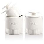 AVLA 2 Pack Ceramic Butter Crock, P