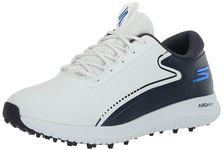 Skechers Mens Go Golf Max 3 Arch Fit Golf Shoes - White/Navy/Blue - UK 9