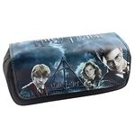 CYSJ Magician Pencil Case, Large Capacity Pouch Double Zippers Pencil Bag Office Pen Holder Organizer Stationery Bag with Compartments for Girls Boys and Adults