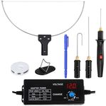 4 in 1 Foam Cutter Set With Digital Voltage Controller, GOCHANGE Electric Cutting Machine Pen Tools Kit, 100-240V /18W Styrofoam Cutting Pen with Electronic Voltage Transformer Adaptor