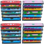 Harmonica for Kids Birthday Party Favor, 24Pcs Kids Harmonica Toy Gift, 16 Holes Toddler Harmonicas, Party Favors for Goodie Bags
