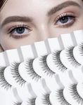 lashes natural look, Lash natural wispy eyelashes, Frihappy false eyelashes, Wispy Strips, Faux Mink Lashes, black band lashes, pestañas postizas naturales, 7 pairs, Frihappy 2024 lashes #Aquarius