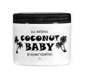 Coconut Baby Oil for Hair & Skin - Organic Moisturizer - All Natural - Massage - Sensitive Skin- Infant Scalp - with Sunflower & Grape Seed oils - 4 fl oz