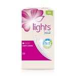 Tena Lights Light Liner, 140 Incontinence Liners (28 x 5 Packs) for Women with Sensitive Skin, Breathable and Unscented Liner for Light Bladder Weakness and Incontinence