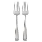 Oneida T711002B Moda Fine Flatware Serving Forks, Set of 2, 18/10 Stainless Steel, Silverware Set