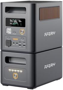 AFERIY 1800W Tragbare Powerstation 2048Wh, Erweiterbar Auf 5120Wh LiFePO4 Solargenerator & 1Std Schnellladung, <10ms USV, 9 Ausgänge, mit APP, Reine Sinuswelle 230V, für Camping/Garten/Notfall【26 Neu】