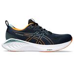 ASICS Men's Gel-Cumulus 25 Running Shoes, 9, French Blue/Bright Orange