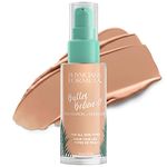 Physicians Formula, Murumuru Butter Believe It! Foundation + Concealer, Creamy Foundation and Concealer for a Radiant Glow, with Murumuru, Cupuaçu, and Tucuma Butter, Light-to-Medium