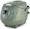 Yum Asia Panda Mini Rice Cooker With Ninja Ceramic Bowl and Advanced Fuzzy Logic (3.5 cup, 0.63 litre) 4 Rice Cooking Functions, 4 Multicooker functions, LED display, 220-240V (Sage Green)