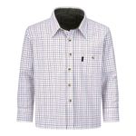 WALKER AND HAWKES - Kids' 100% Cotton Mickleton Country Shirt - Blue - 34 (13/14 Years)