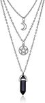 Moon Pentagram Necklace Healing Cry