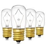Light Bulb for Whirlpool Microwave - Microwave Light Bulb Fits for Whirlpool Maytag GE Amana Over The Range Hood Microwave, Dimmable with 125V 40W E17 Base, Kitchen Night Light, Repalce 8206232A