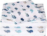 MI ZONE Printed Sheets, Twin, Blue