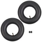 (2-Pack) 13x5.00-6 12x5.00-6 Inner Tube Replacement for Dirt Quad Razor, Dirt Bike, Go Kart, ATV, Lawn Mower, Yard Tractor, Wagon, Hand Truck with 6 inch rim, TR87 Angled Valve Stem