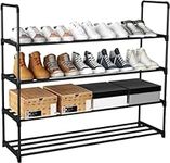 Haundry 4-Tier Shoe Rack, Metal Sho