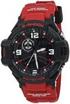 G-SHOCK GA1000-4B Mens Red/Black Analog/Digital Watch with Red Band