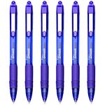 Zebra Z-Grip Smooth - Retractable Ballpoint Pen - Pack of 6 - Blue