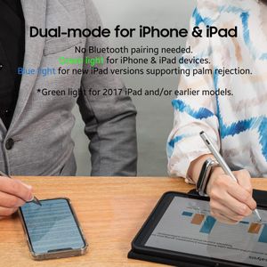 Adonit Neo Duo Stylus – Graphite Black, Universal Touchscreen Pen