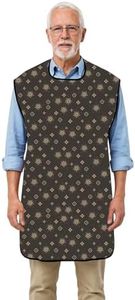 SPRING SEAON Adult Bib, Extra Large Waterproof Clothes Protector for Eating