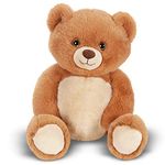 Vermont Teddy Bear Brown Teddy Bear – Cuddly Stuffed Animals, Cuddle Chunk, Honey, 15 inch