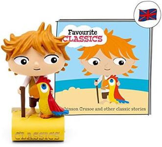 tonies Audio Character for Toniebox, Robinson Crusoe and Other Stories, Audio Book Story Collection for Children for Use with Toniebox Music Player (Sold Separately)