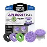 KontrolFreek Aim Boost Kit for PlayStation 5 (PS5) and PlayStation 4 (PS4) Controller | Includes Performance Thumbsticks and Precision Rings | Galaxy Edition