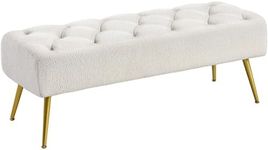 Yaheetech Modern Ottoman Bench Bouc