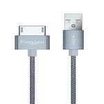 Froggen Charging Cable, 30 Pin USB to USB Data Sync Cable Compatible with Phone 3, Phone 4, Phone 4s, Pad, Pad 2, Pad 3, Pod Nano 1/2/3/4/5/6, Pod Touch 1/2/3/4, Pod Classic 1/2/3/3/3/3/3/3/3/3/3