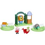 Peppa Pig Toys Peppa's Day at the Zoo Playset Toy for Preschoolers, 2 Figures and 6 Themed Accessories