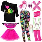 80s Outfit Accessories for Women,Yo