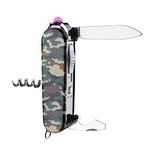 Dual Arc Lighter Electric Lighters USB Rechargeable Flameless Plasma Lighter with Safety Lock Good for Camping Hiking Outdoor (Camouflage)
