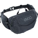 Evoc Hip Pack 3L Hydration Waist Pack - Biking Hydro Fanny Pack with 1.5L Bladder for Biking, Hiking, Climbing, Running, Exercising - Black