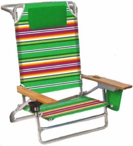 Rio Beach Big Kahuna Chair, Hot Tropics Stripe