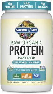 Garden of Life Organic Vegan Protein Powder, Plant Based & BCAAs, Organic Protein Powder with Probiotics & Enzymes, Non-GMO, Gluten-Free Lactose Free 1.2 LB