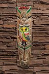 WOODENCLAVE Wooden African Hand Carved Decorative Mask for Wall Decor Room Décor