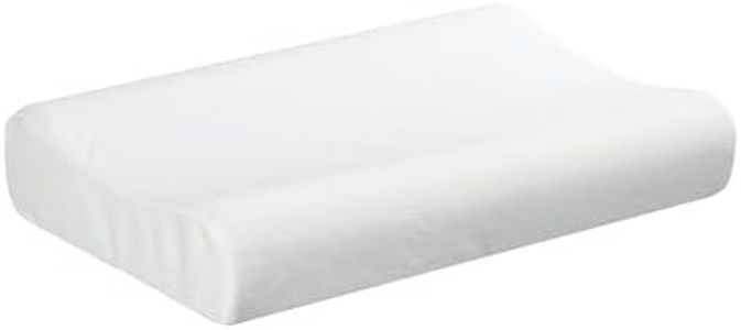 Dreamaker 100% Natural Contoured Pincore Latex Ventilation Pillow Purafresh Treated Antibacterial Anti-Microbial & Anti-Dustmite Protection Contour Shape Ideal for Back & Side Neck Support - Pack of 1