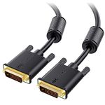 Cable Matters DVI to DVI Cable with Ferrites (DVI Dual Link Cable, DVI D Cable) 10 Feet