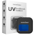 UV-C Toothbrush Sanitizer, Portable Sterilizer, Cover, Holder, and Case for Any Size Toothbrush - Black